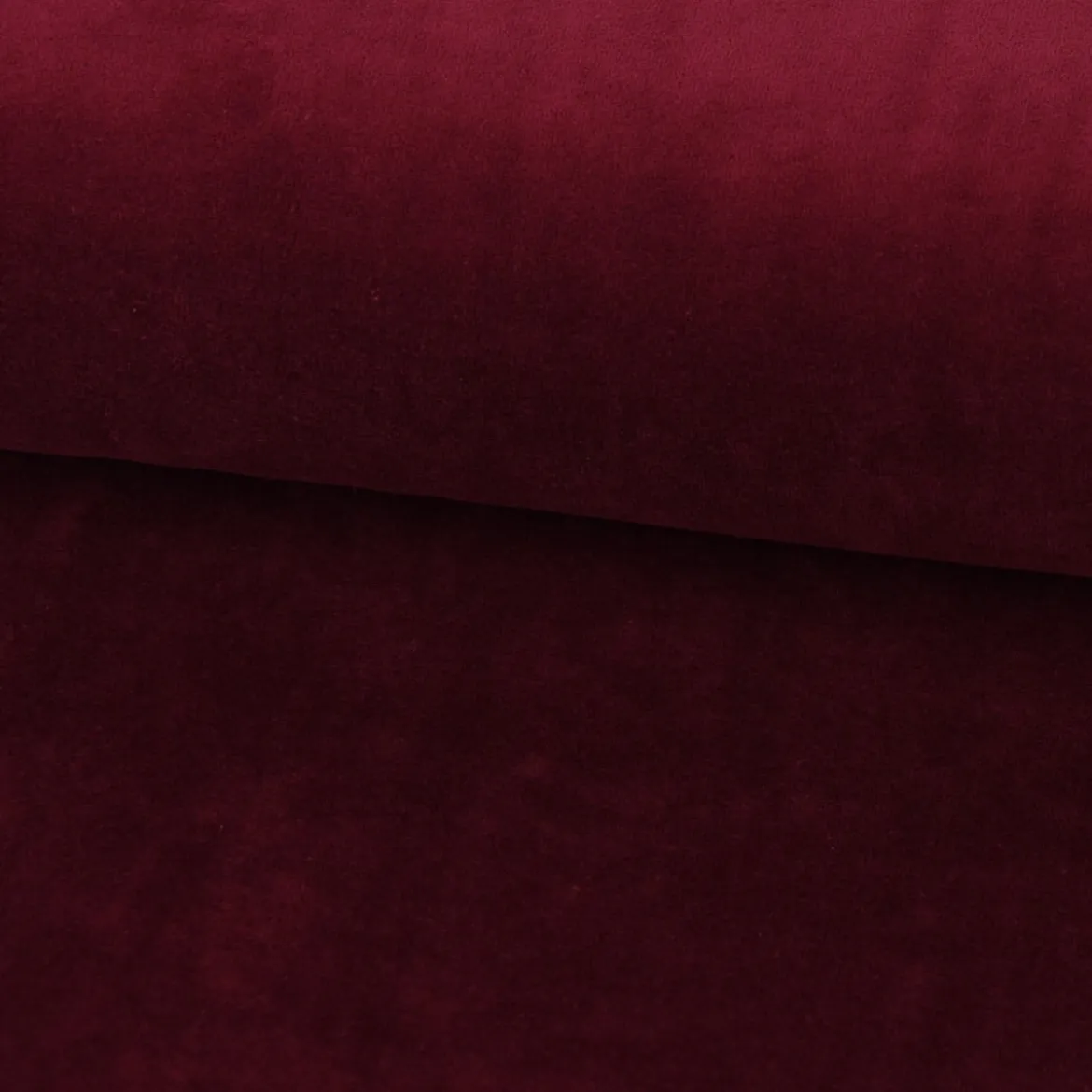 Bekleidungsstoff Nicky einfarbig bordeaux rot 1,4m Breite