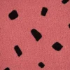 Bekleidungsstoff Nicky Tupfen Punkte dunkel altrosa schwarz 1,55m Breite