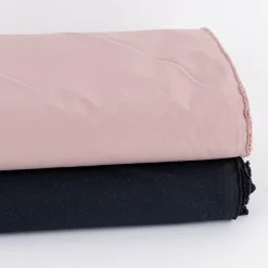 Bekleidungsstoff Outdoorstoff mit Glitzer wasserabweisend uni altrosa 1,45m Breite