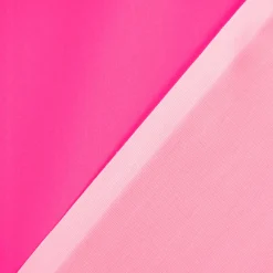 Bekleidungsstoff Polyester wasserabweisend reflektierend uni neon pink 1,4m Breite