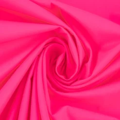 Bekleidungsstoff Polyester wasserabweisend reflektierend uni neon pink 1,4m Breite