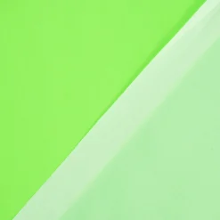 Bekleidungsstoff Polyester wasserabweisend reflektierend uni neon grün 1,4m Breite
