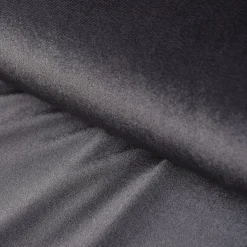Bekleidungsstoff Samtstoff Stretchsamt einfarbig dunkelgrau 1,5m Breite