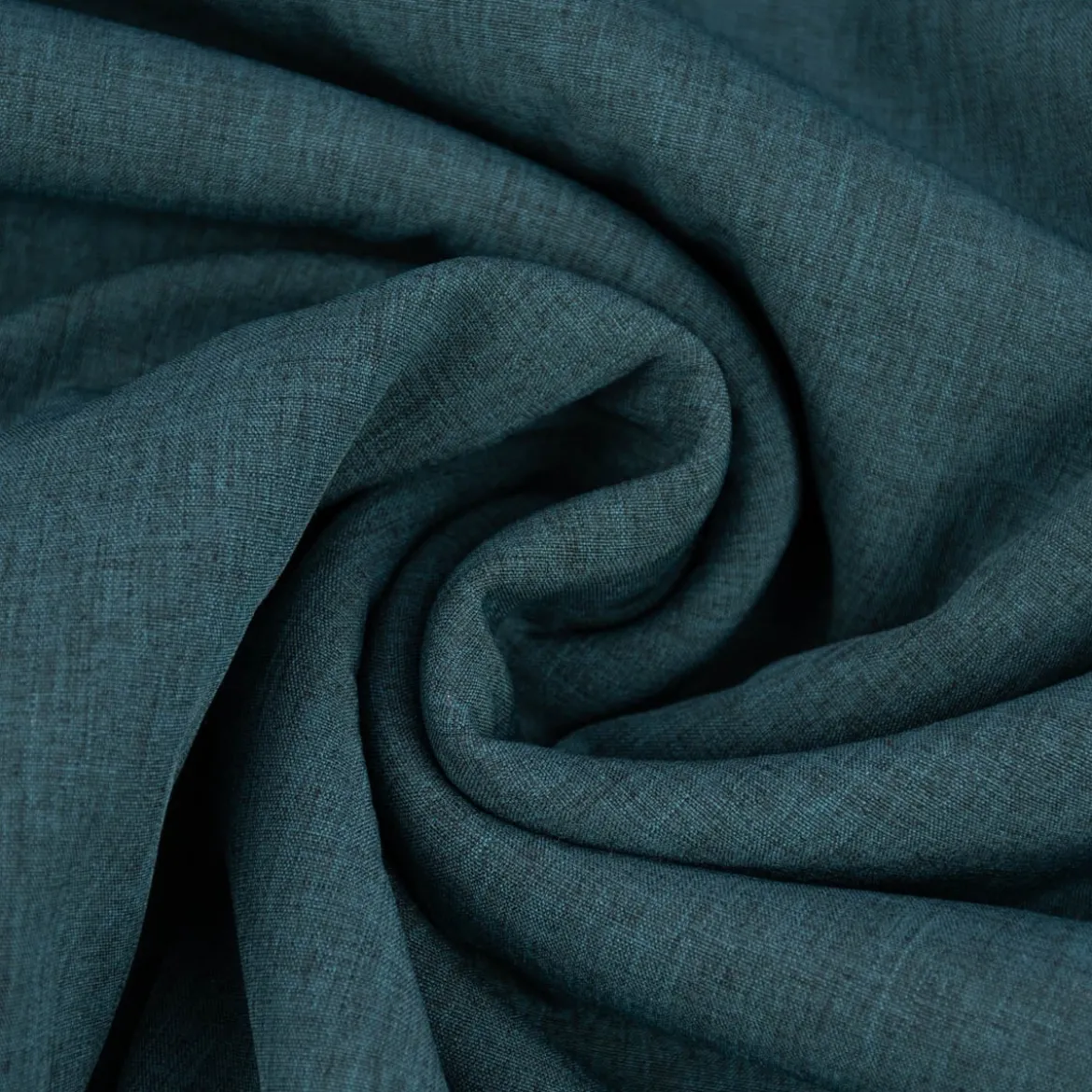 Bekleidungsstoff Softshell Fleece einfarbig petrol meliert 1,45m Breite
