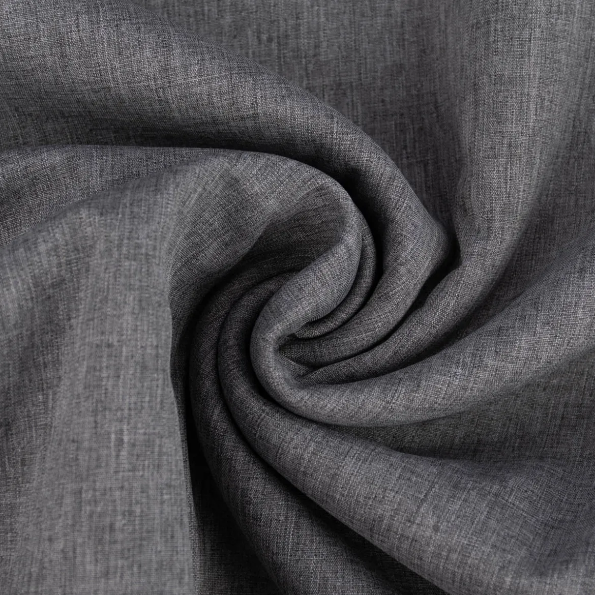 Bekleidungsstoff Softshell Fleece einfarbig dunkelgrau meliert 1,45m Breite