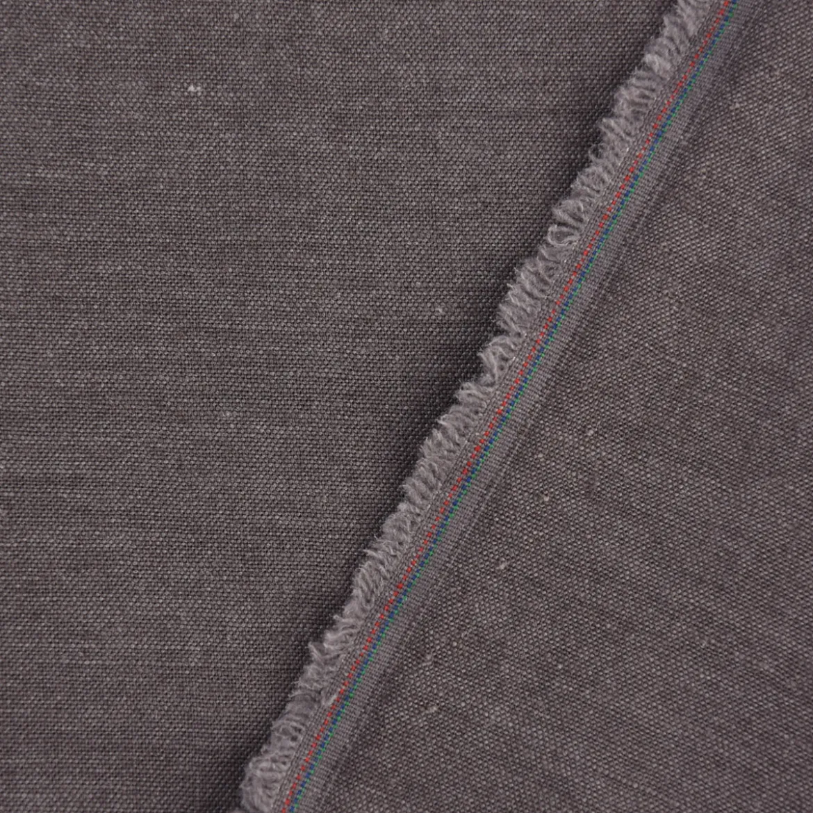 Bekleidungsstoff Sorona Leinen Stretch einfarbig anthrazit 1,34m Breite