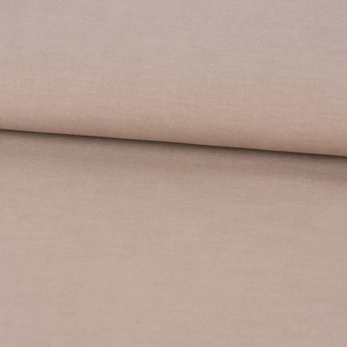 Bekleidungsstoff Sorona Leinen Stretch einfarbig hellbraun 1,34m Breite