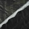 Bekleidungsstoff Steppstoff Camouflage schwarz olivgrün schlamm 1,35m Breite