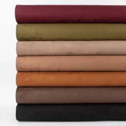 Bekleidungsstoff Stretch Wildlederimitat einfarbig cognac 1,5m Breite