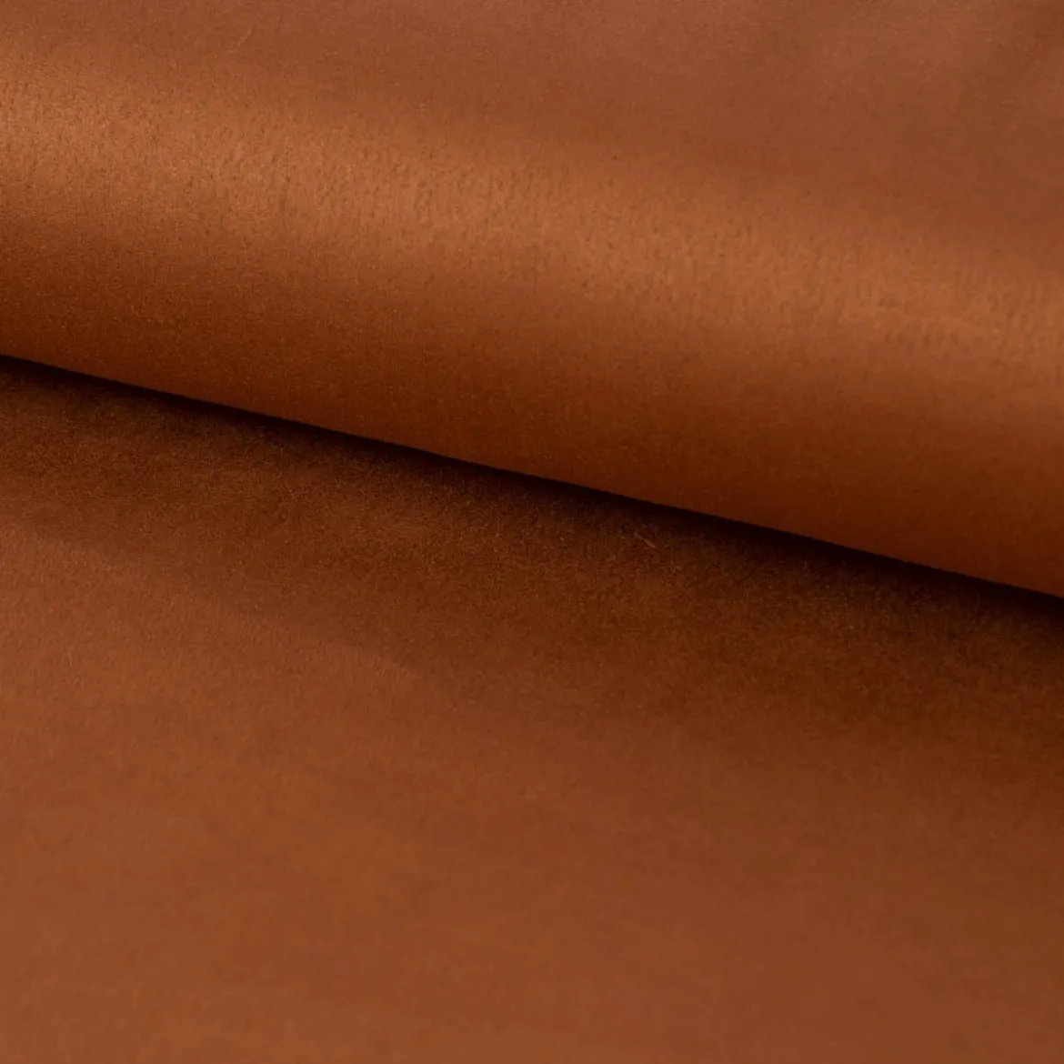 Bekleidungsstoff Stretch Wildlederimitat einfarbig cognac 1,5m Breite