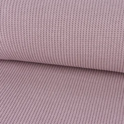 Bekleidungsstoff Strickstoff Grobstrick einfarbig rosa 1,47m Breite
