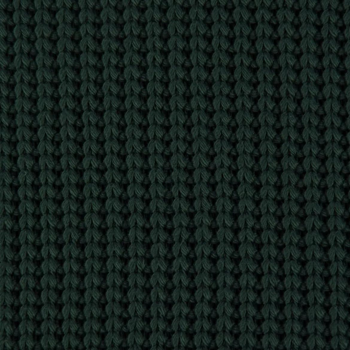 Bekleidungsstoff Strickstoff Grobstrick einfarbig dunkelgrün 1,47m Breite