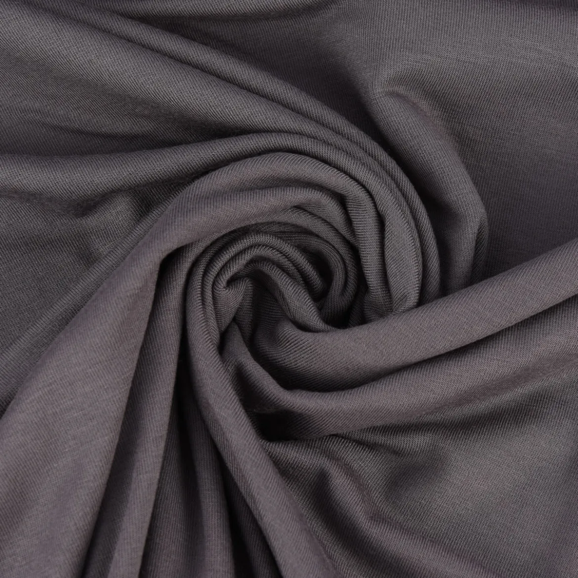 Bekleidungsstoff Tencel Modal Jersey einfarbig grau 1,45m Breite