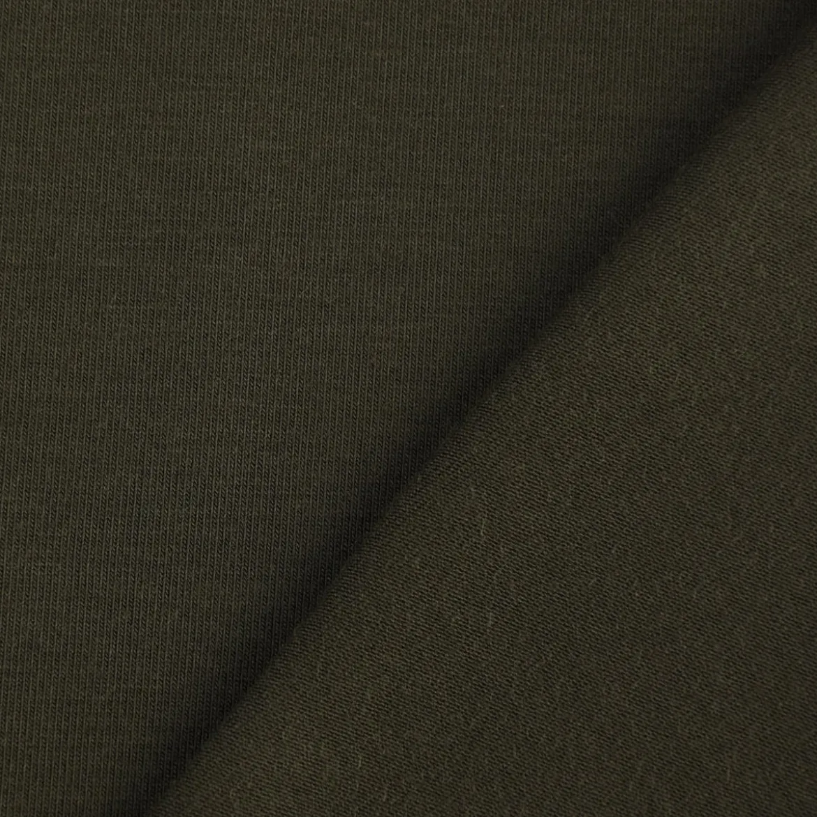 Bekleidungsstoff Tencel Modal Jersey einfarbig dunkelgrün 1,45m Breite