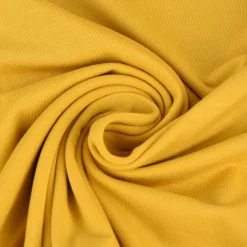 Bekleidungsstoff Tencel Modal Jersey einfarbig senf gelb 1,45m Breite