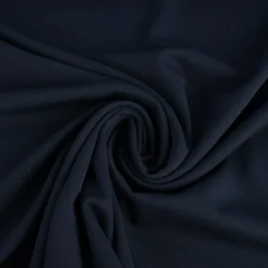 Bekleidungsstoff Twill Köper Wool Touch extra weich einfarbig dunkelblau 1,45m Breite