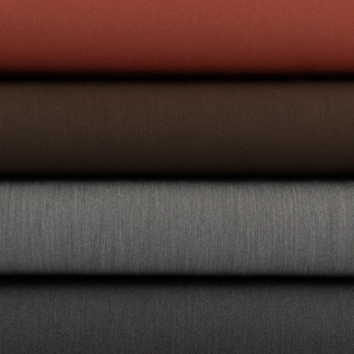 Bekleidungsstoff Twill Köper Gabardine Wool Touch extra weich einfarbig mittelgrau 1,45m Breite