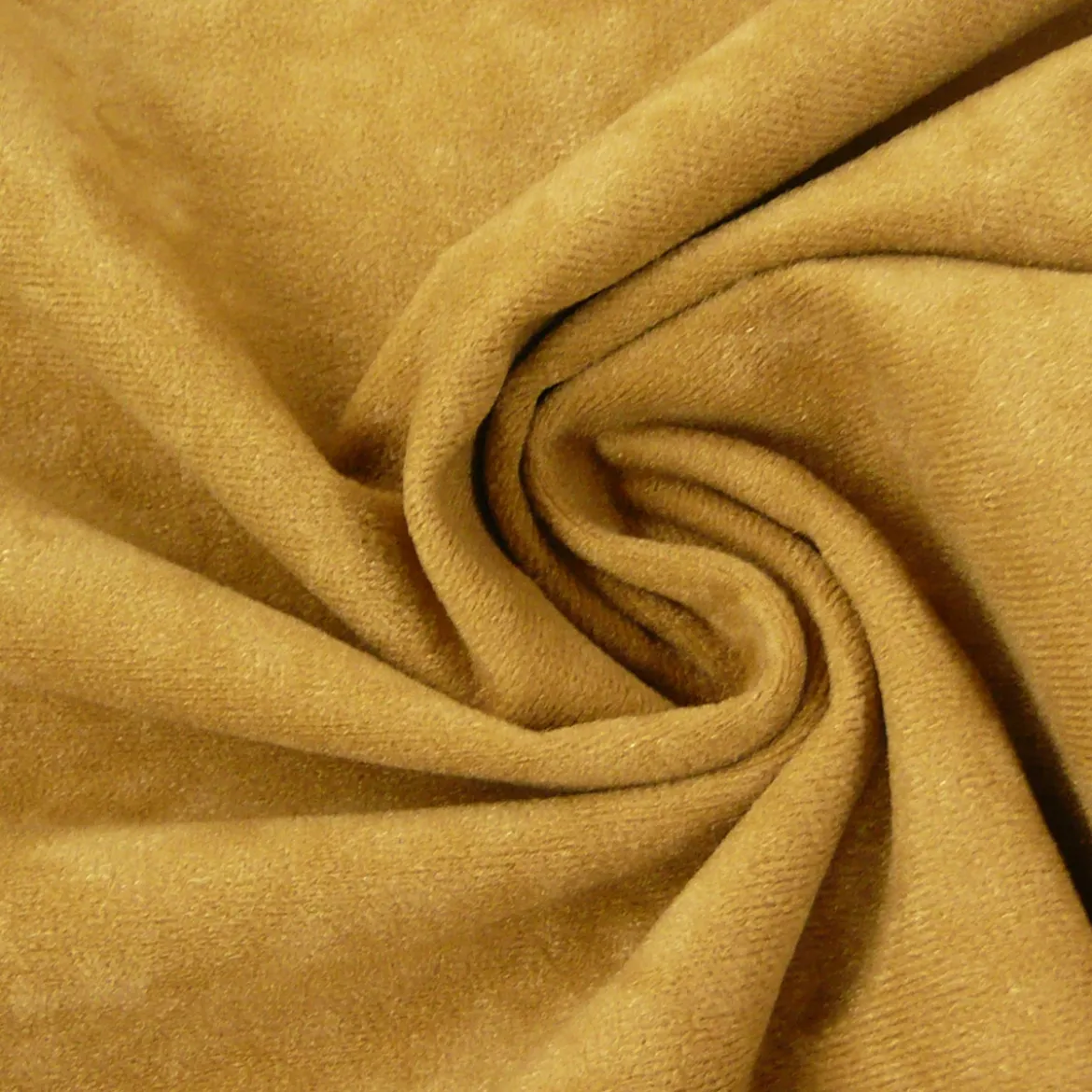 Bekleidungsstoff Velourstoff uni hellbraun 1,5m Breite