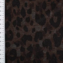 Bekleidungsstoff Vicenza dehnbar Leo braun 1,48m Breite