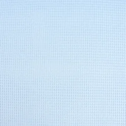 Bekleidungsstoff Waffelpique Baumwolle uni hellblau 1,50m Breite
