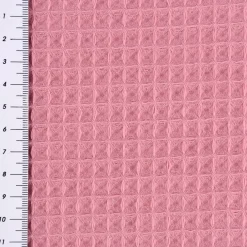 Bekleidungsstoff Waffelpique Baumwolle uni altrosa 1,50m Breite