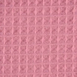 Bekleidungsstoff Waffelpique Baumwolle uni altrosa 1,50m Breite