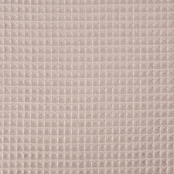 Bekleidungsstoff Waffelpique Baumwolle uni taupe 1,45m Breite