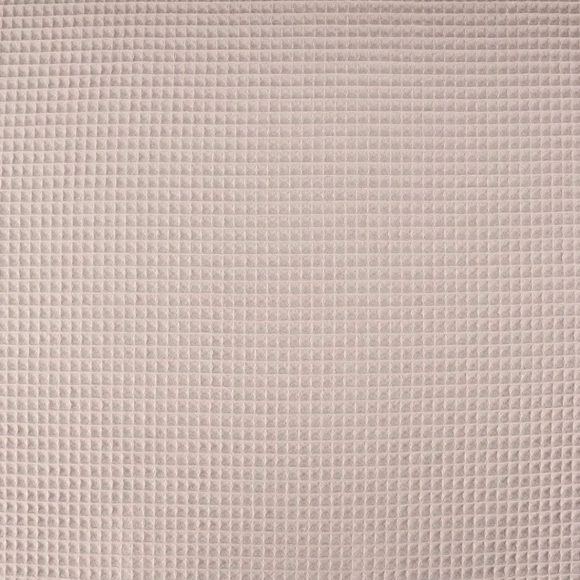 Bekleidungsstoff Waffelpique Baumwolle uni taupe 1,45m Breite