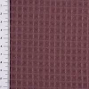 Bekleidungsstoff Waffelpique Waffelstoff Baumwolle uni mauve 1,45m Breite
