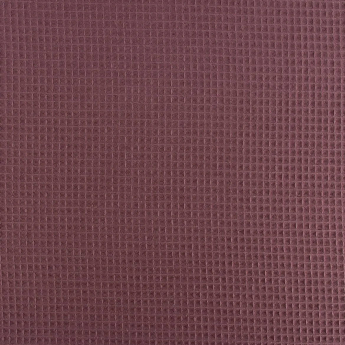 Bekleidungsstoff Waffelpique Waffelstoff Baumwolle uni mauve 1,45m Breite