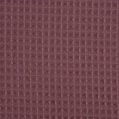 Bekleidungsstoff Waffelpique Waffelstoff Baumwolle uni mauve 1,45m Breite