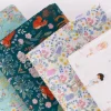 Belle & Boo Bio Baumwollstoff Popeline Ballet creme rosa hellblau 1,46m Breite