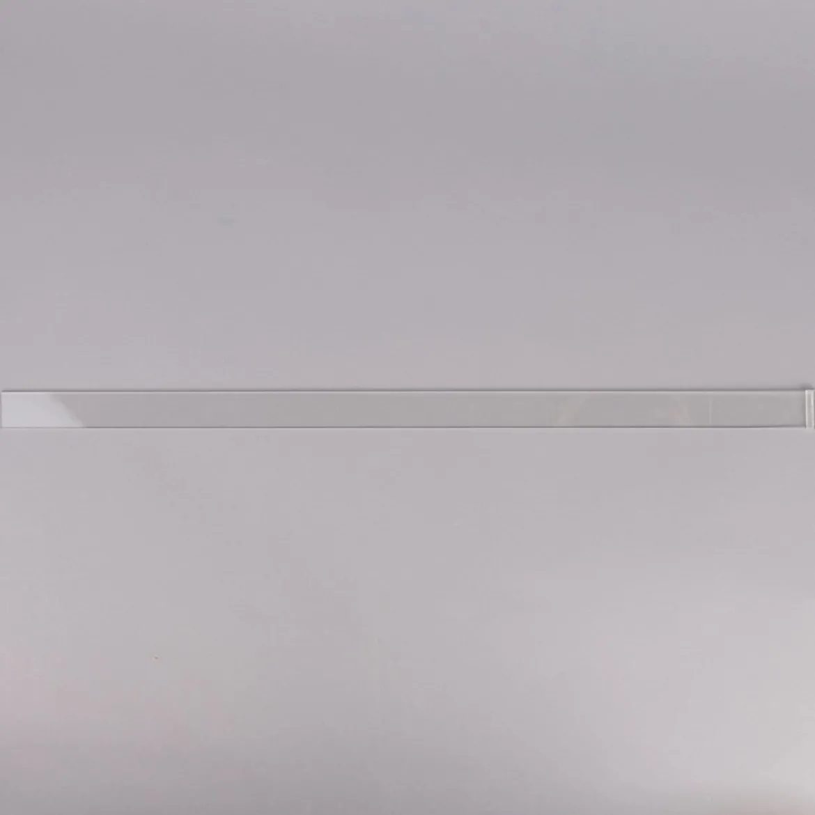 Beschwerungsprofil Paneelleiste Stabilisierungsstab Plexi transparent 25x3mm div. Größen