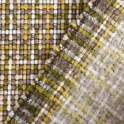 Bezugsstoff Möbelstoff Polsterstoff Mosaico grün gelb 140cm breit