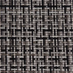 Bezugsstoff Möbelstoff Polsterstoff Mosaico grau schwarz 140cm breit