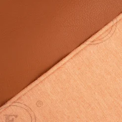Bezugsstoff Polsterstoff Kunstleder Polsterleder Sixty Meterware cognac 1,40m Breite