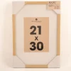 Bilderrahmen Holz Glas mit Passepartout 30x21cm