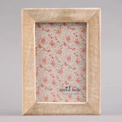 Bilderrahmen Holz Vintage gebleicht natur 19x14cm