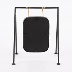 Bilderrahmen Metallgestell einfarbig schwarz goldfarbig 17x20x12cm