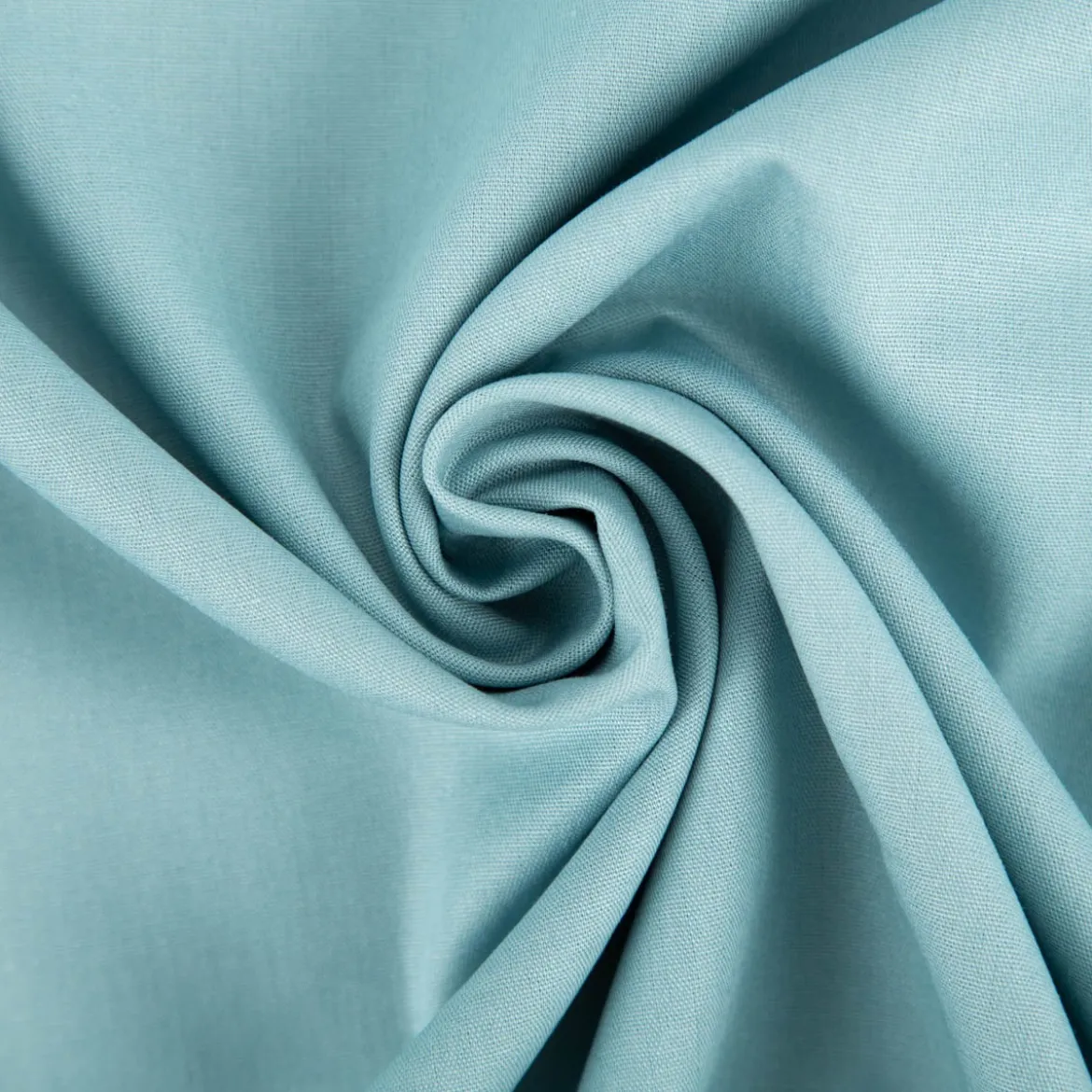 Bio Baumwollstoff Popeline uni mint 1,48m Breite