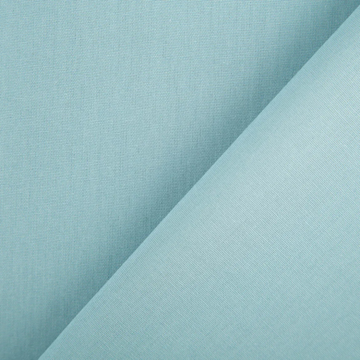Bio Baumwollstoff Popeline uni mint 1,48m Breite