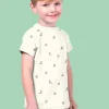 Bio Jersey Stoff Baumwolljersey Waschbären wollweiß 1,50m Breite