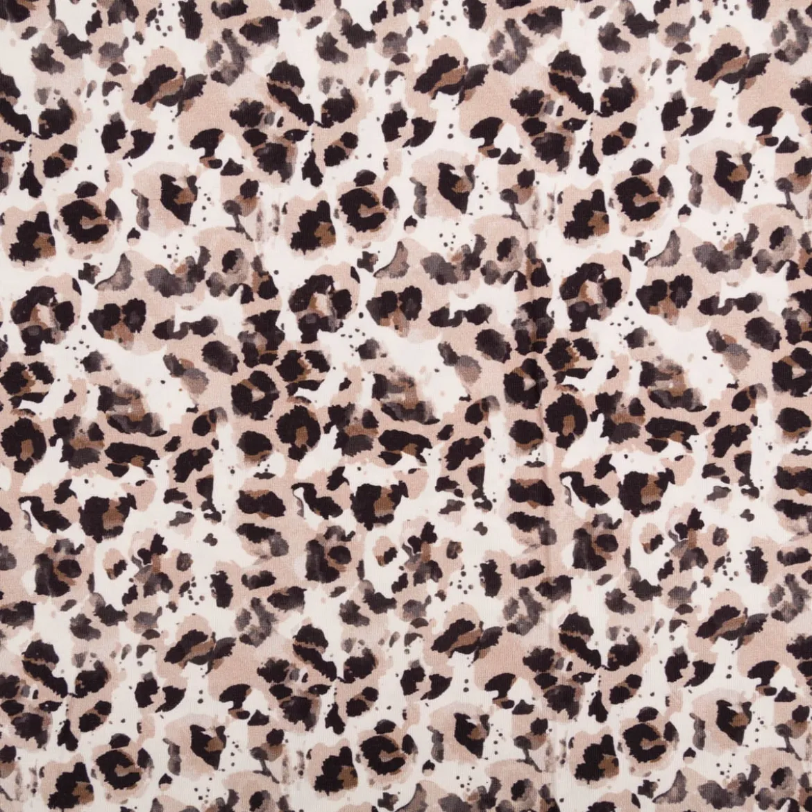 Bio Jersey Stoff Bio Baumwolljersey Leo beige 1,50m Breite