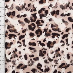 Bio Jersey Stoff Bio Baumwolljersey Leo beige 1,50m Breite