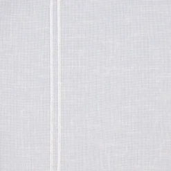 Bistrogardine Panneaux Scheibengardine nähfrei Leinenstruktur uni wollweiß 60cm Höhe