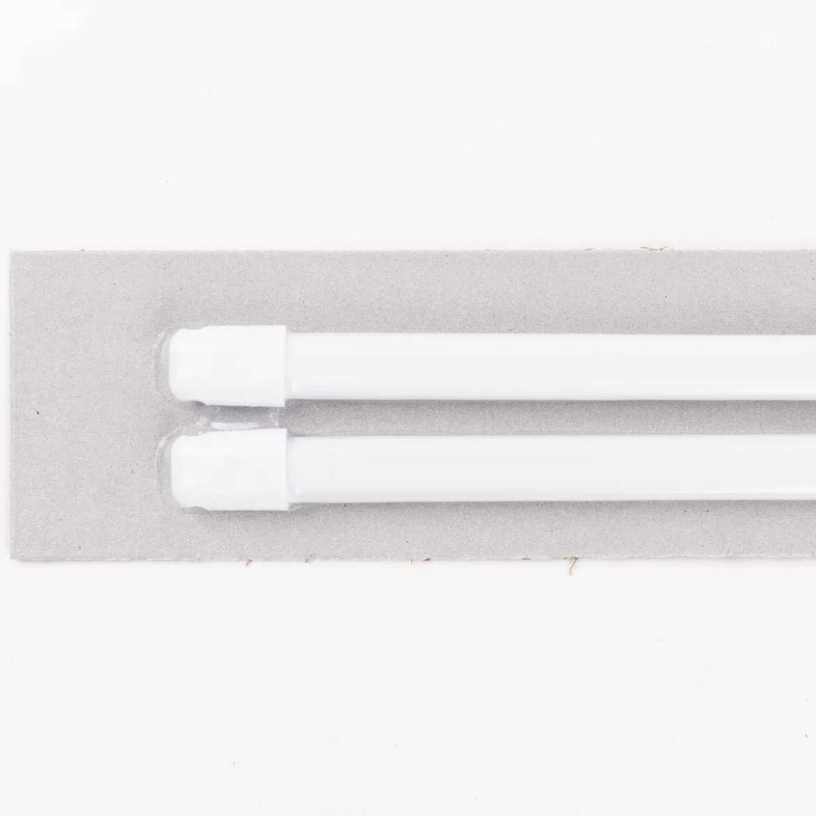 Bistrostange Scheibenstange Vitragenstange ausziehbar 40-70cm weiß, 2er Pack