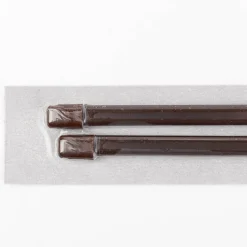 Bistrostange Scheibenstange Vitragenstange ausziehbar 80-150cm braun, 2er Pack