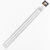 Bistrostange Scheibenstange Vitragenstange ausziehbar 60-110cm weiß, 2er Pack