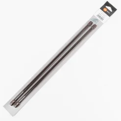 Bistrostange Scheibenstange Vitragenstange ausziehbar 60-110cm braun, 2er Pack