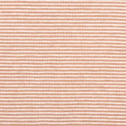 Bündchenstoff Baumwolle Yarn Dyed Streifen fein weiß camel 35cm Breite